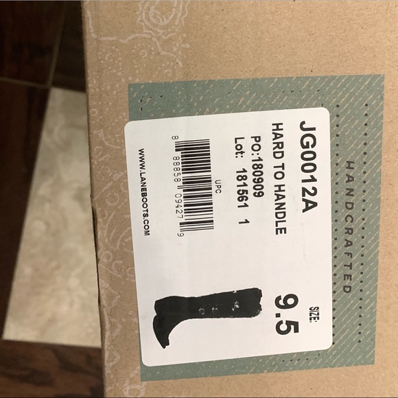 Junk Gypsy by Lane, 9.5, ladies western boot. Brown suede, pink, green cactus - Picture 2 of 14